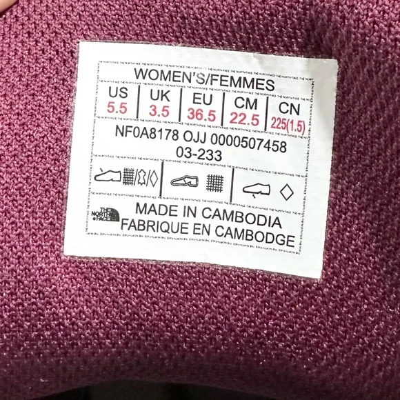 🌸THE NORTH FACE🌸 Back-To-Berkeley IV High Pile Boots Size: 5.5 - Picture 9 of 10